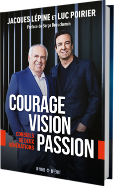 Livre « Courage Vision Passion » auteur Luc Poirier et Jacques Lépine du Club d'investisseurs immobiliers du Québec ( CiiQ ) www.clubimmobilier.ca
